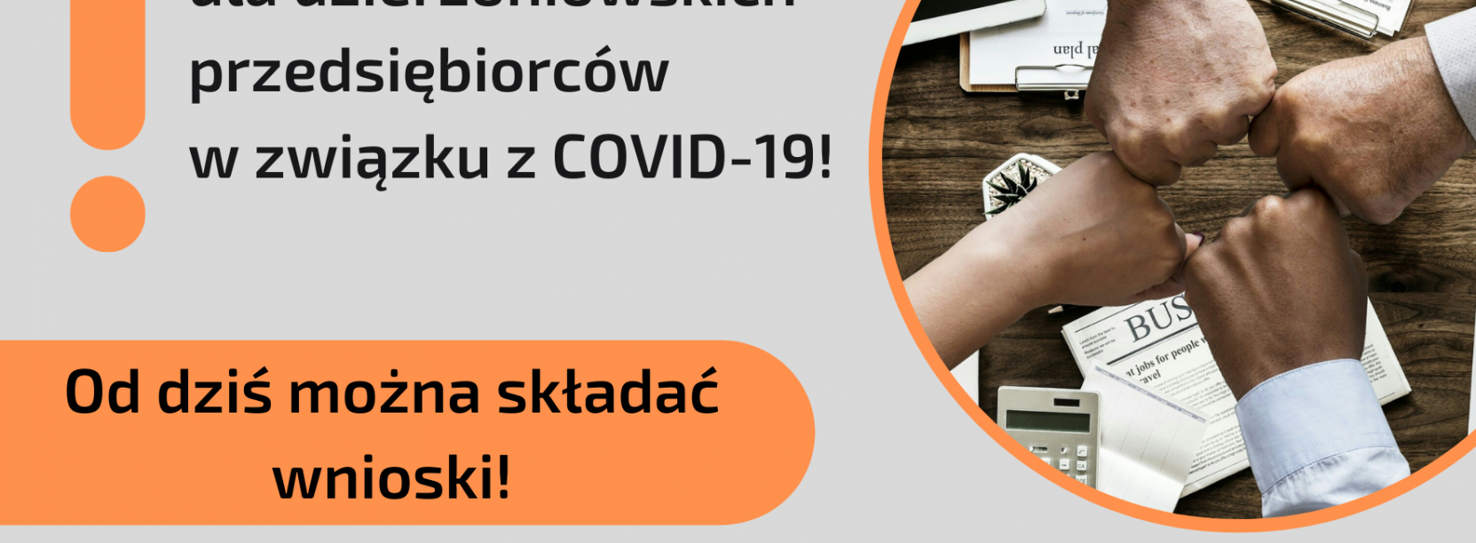 Nowa Pomoc Od Miasta Dla Przedsiębiorców W Związku Z COVID-19 | Urząd ...